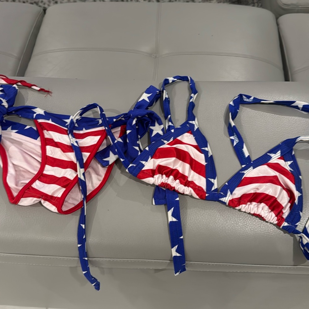 4 piece Patriotic swim